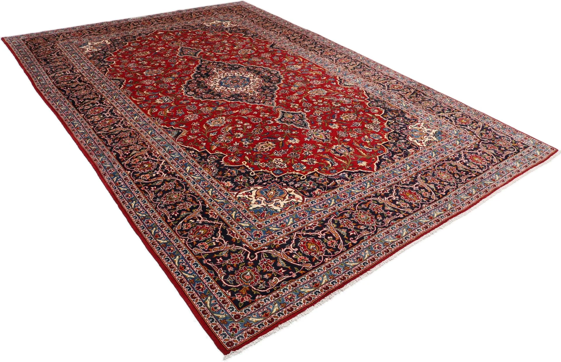 Kashan Persian Rug 260 × 380 cm, Wool, hand-knotted