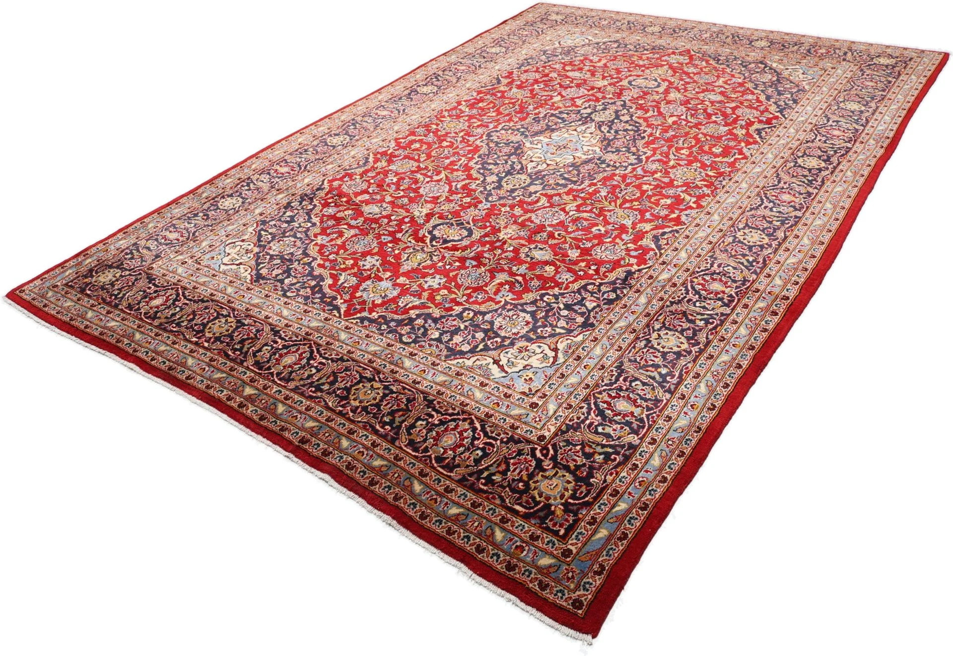 Kashan Persian Rug 253 × 385 cm, Wool, hand-knotted