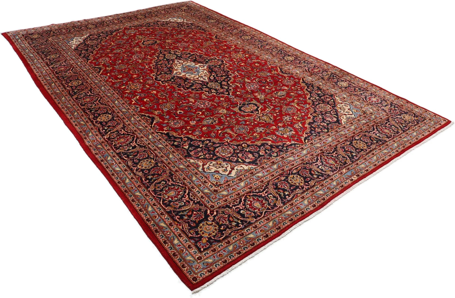 Kashan Persian Rug 253 × 385 cm, Wool, hand-knotted