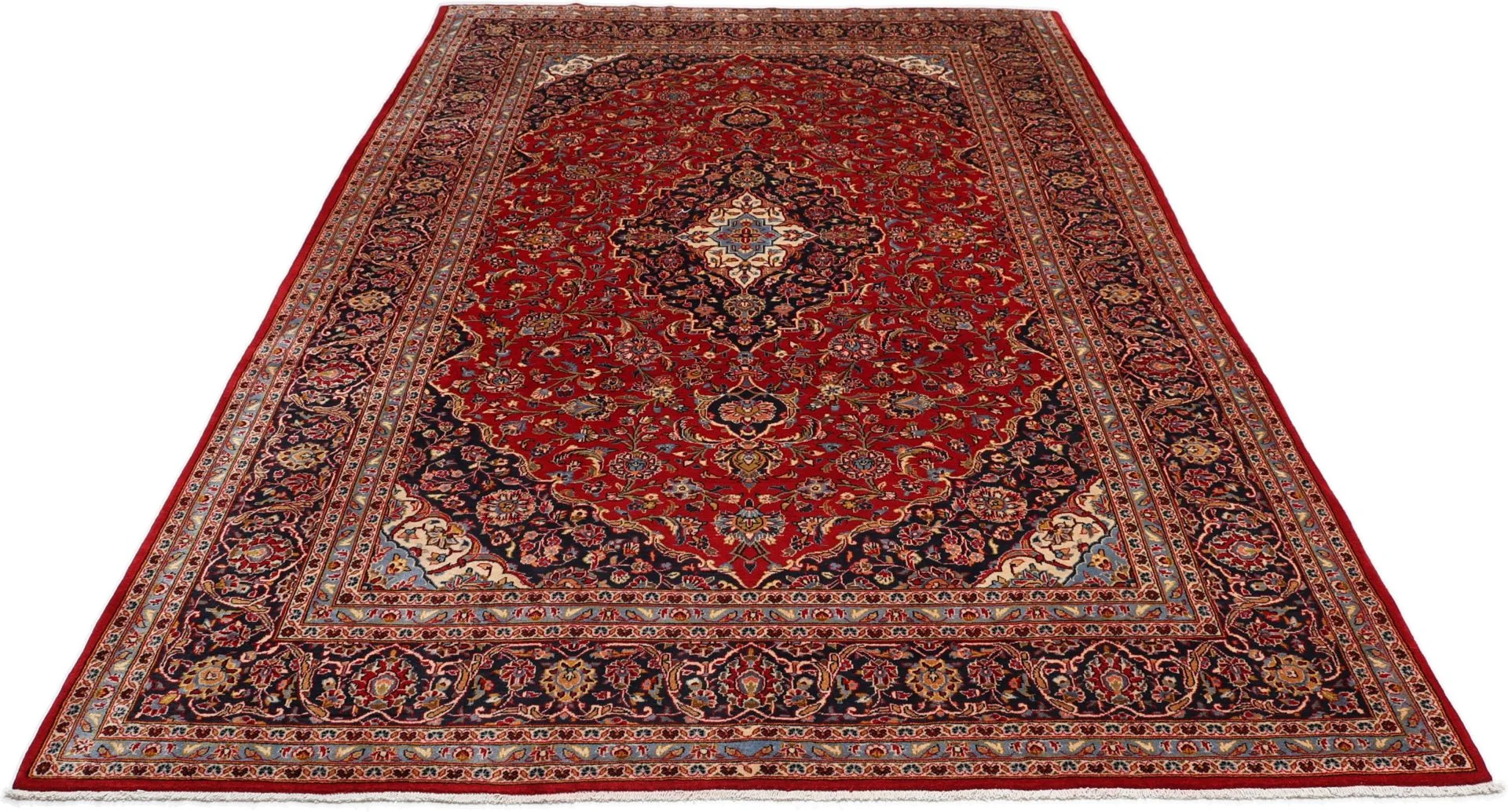 Kashan Persian Rug 253 × 385 cm, Wool, hand-knotted