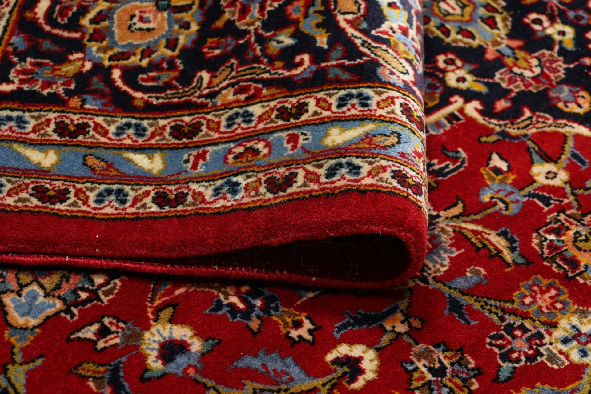 Kashan Persian Rug 253 × 385 cm, Wool, hand-knotted