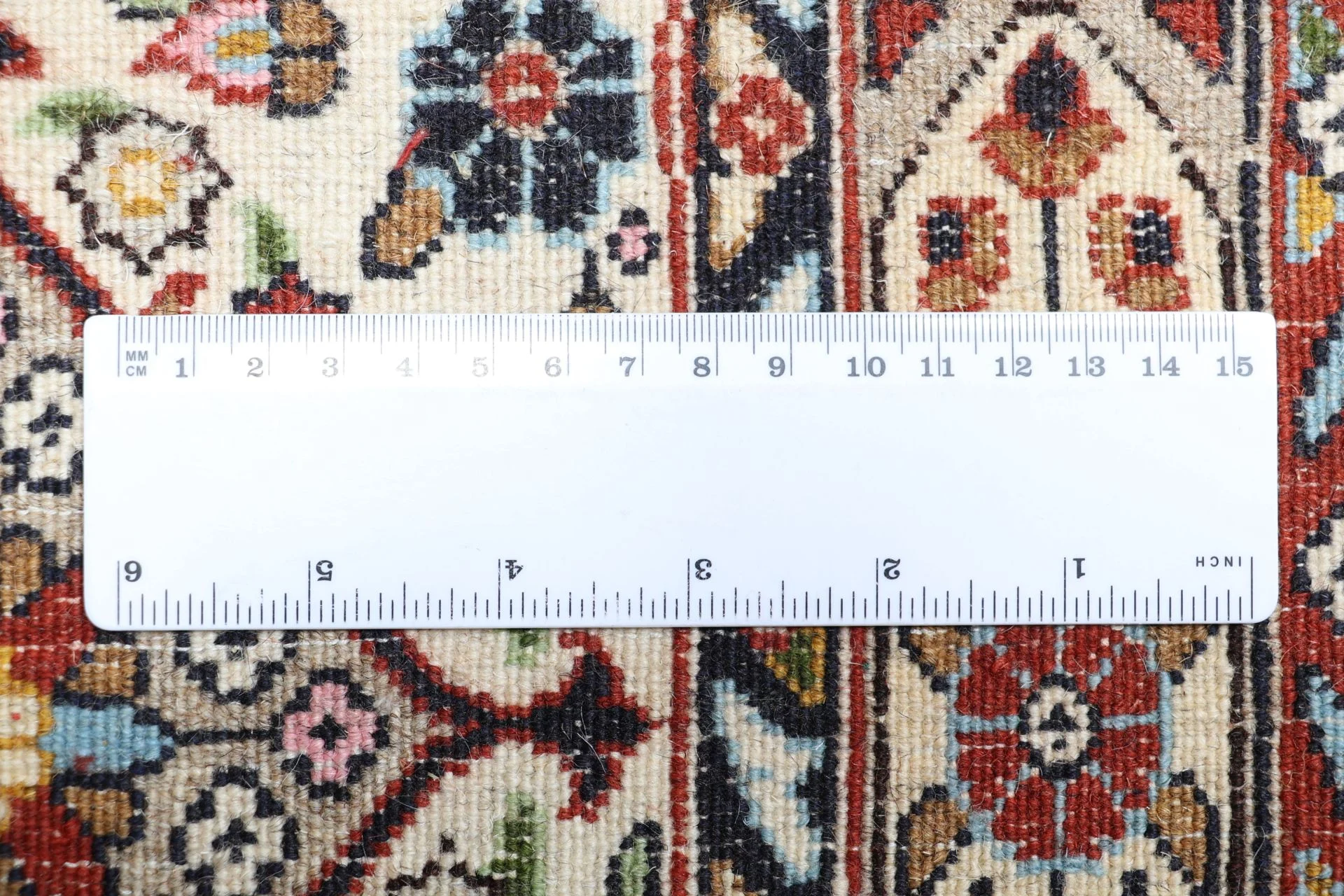 Moud Persian Rug — hand-knotted, 250 × 345 cm, Wool