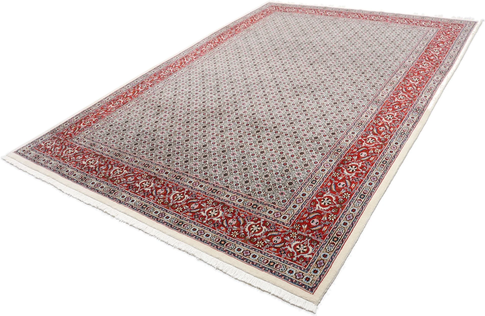 Moud Persian Rug — hand-knotted, 247 × 350 cm, Wool