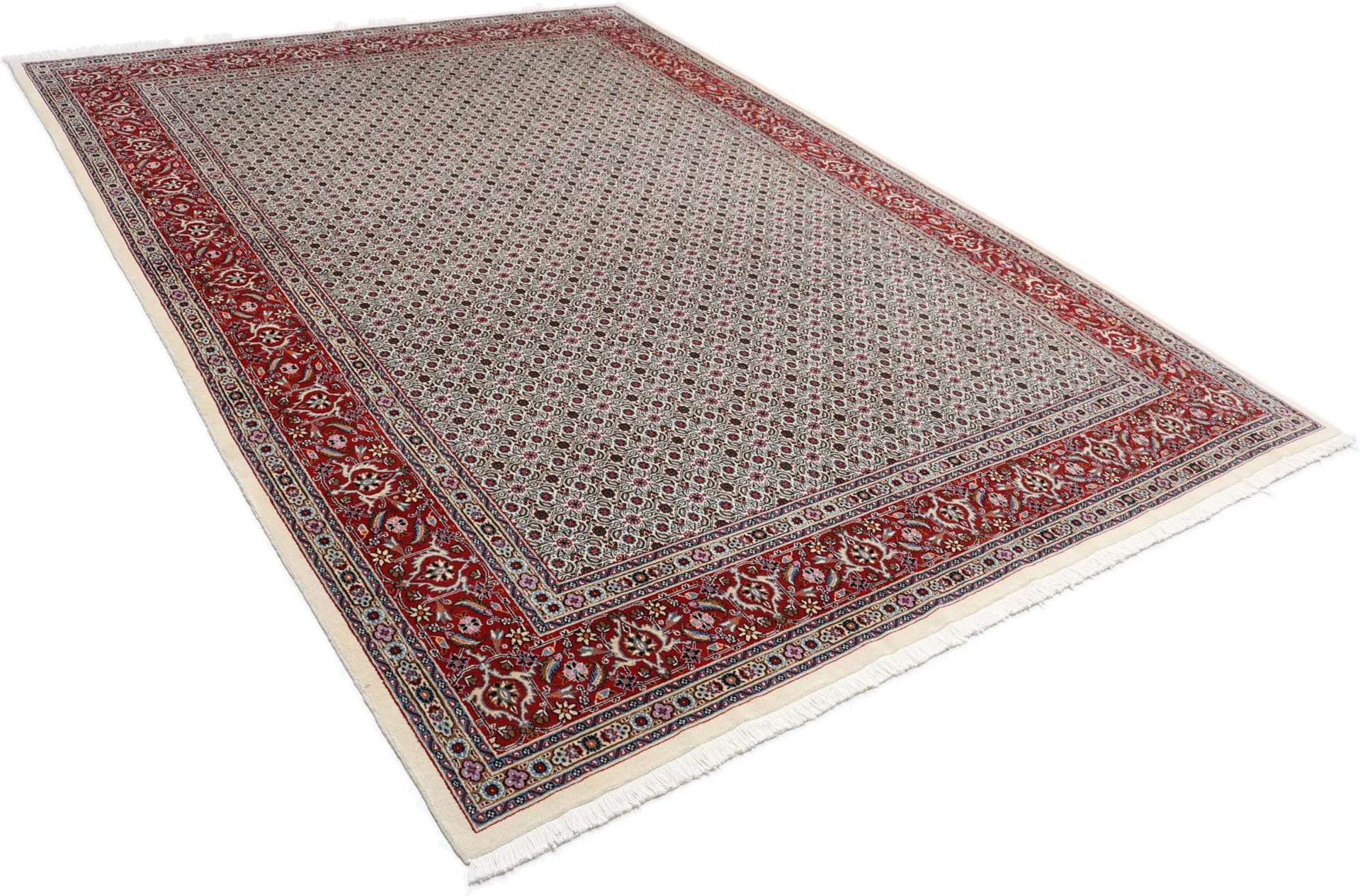 Moud Persian Rug — hand-knotted, 247 × 350 cm, Wool
