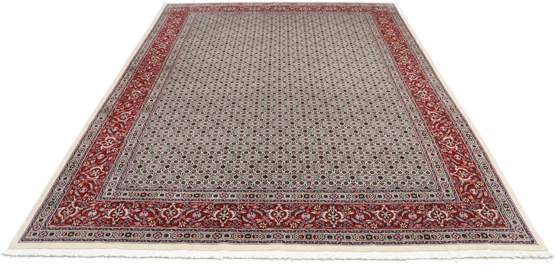 Moud Persian Rug — hand-knotted, 247 × 350 cm, Wool