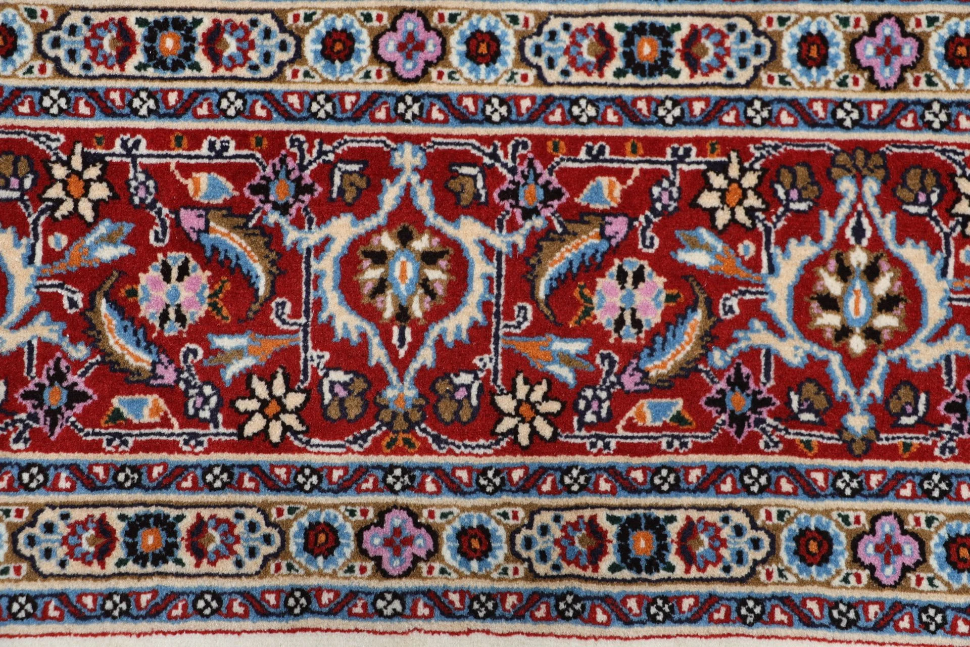 Moud Persian Rug — hand-knotted, 247 × 350 cm, Wool