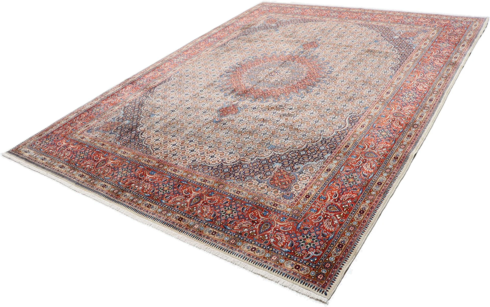 Moud Persian Rug 258 × 340 cm, Wool, hand-knotted