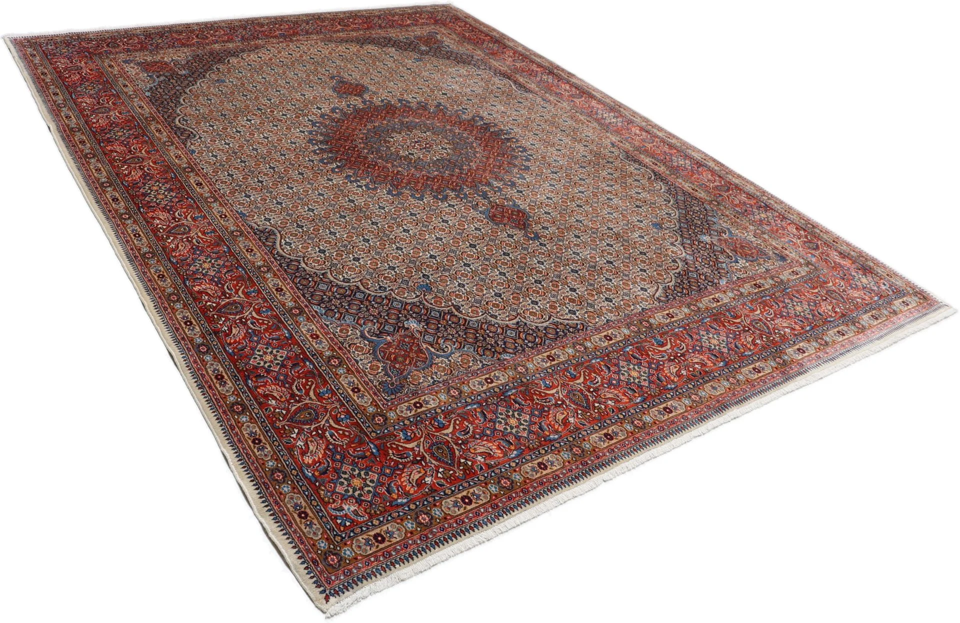 Moud Persian Rug 258 × 340 cm, Wool, hand-knotted