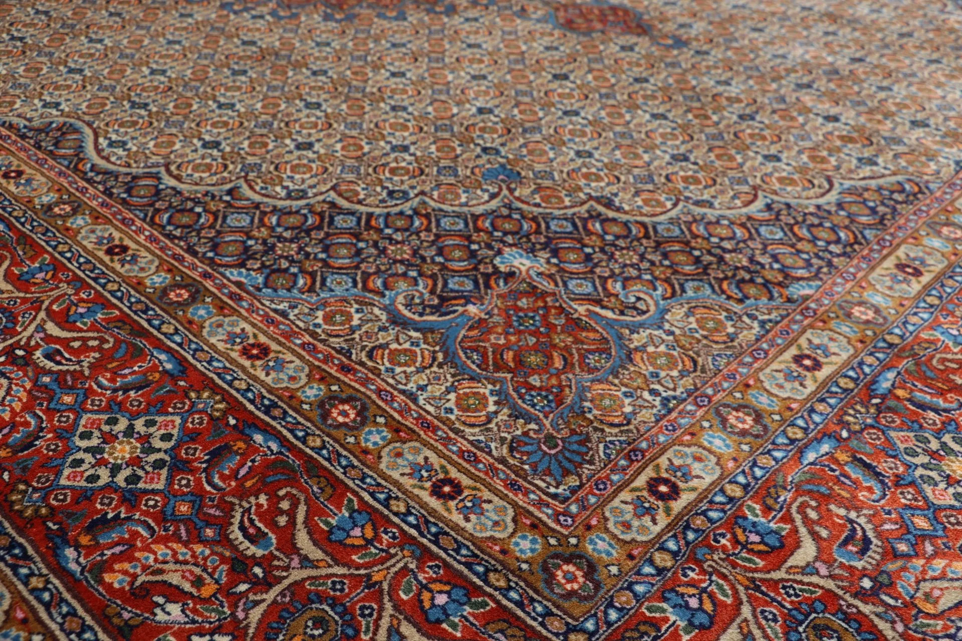 Moud Persian Rug 258 × 340 cm, Wool, hand-knotted