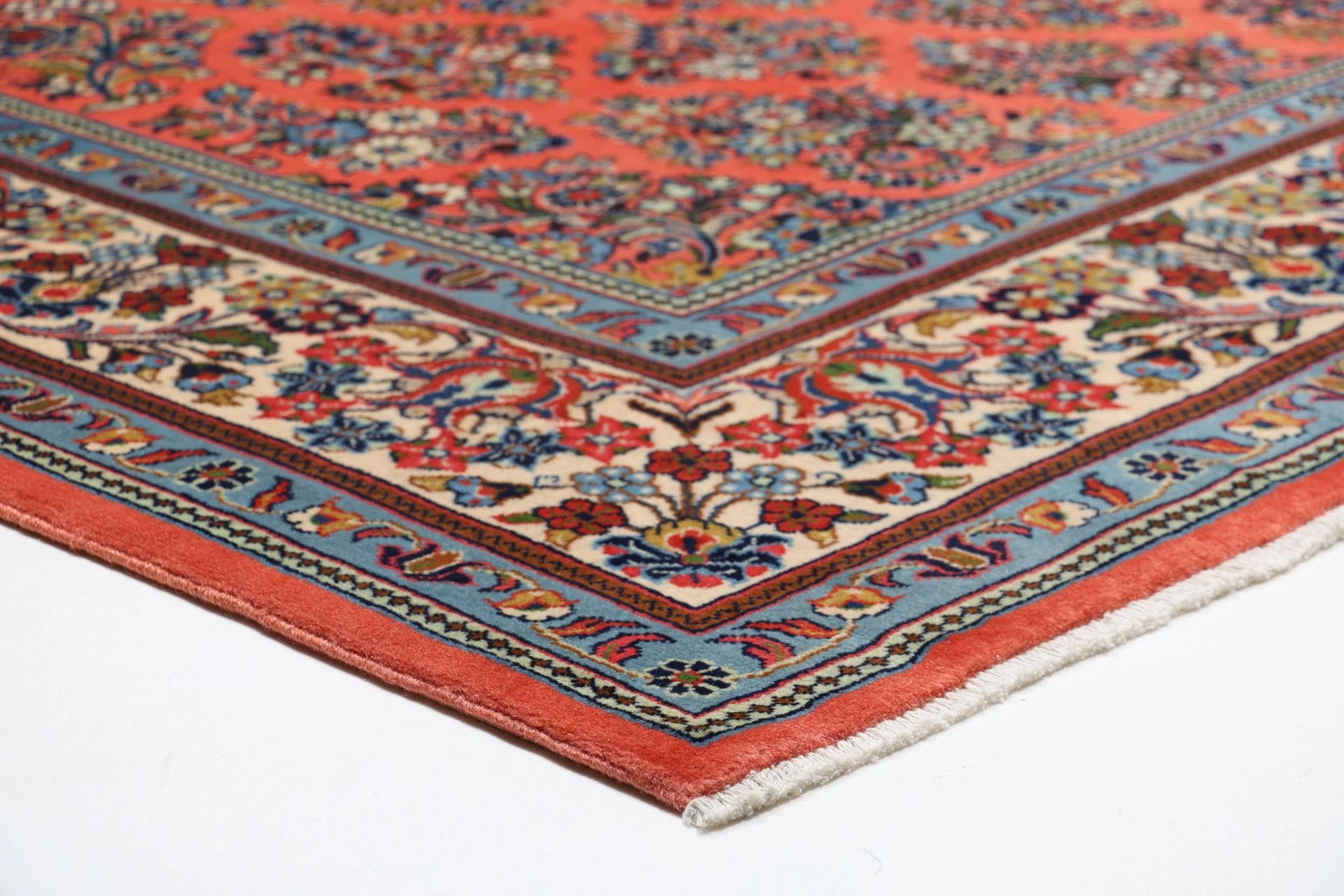 Sarouk Persian Rug — hand-knotted, 247 × 350 cm, Wool