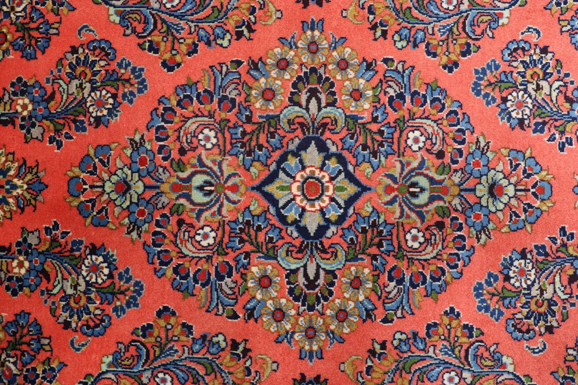 Sarouk Persian Rug — hand-knotted, 247 × 350 cm, Wool