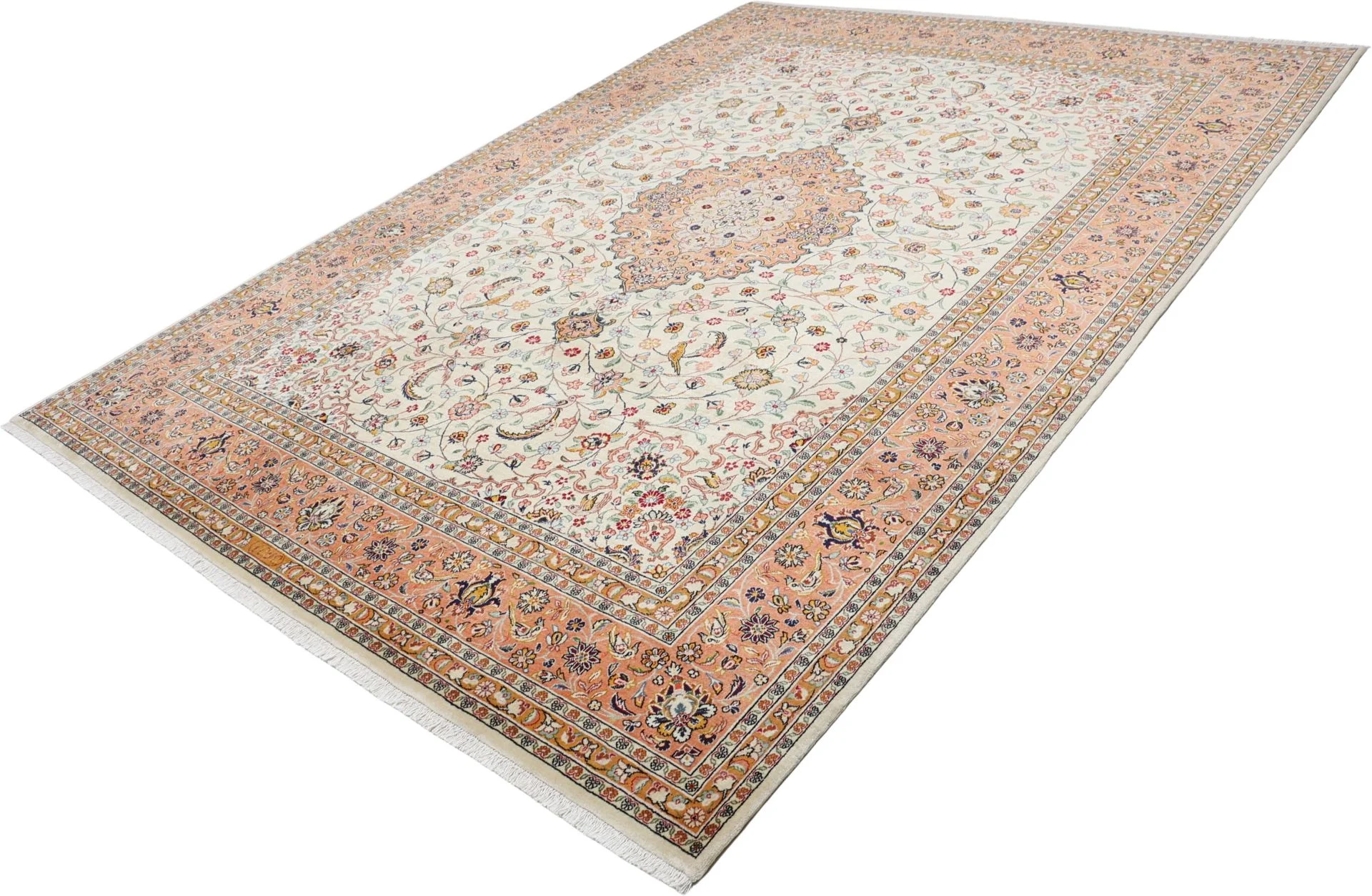 Qom Persian Rug 250 × 345 cm, Wool, hand-knotted