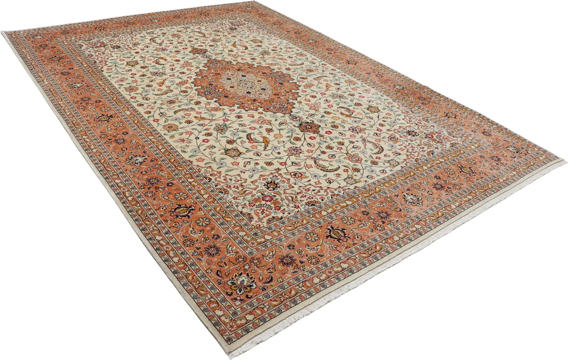 Qom Persian Rug 250 × 345 cm, Wool, hand-knotted