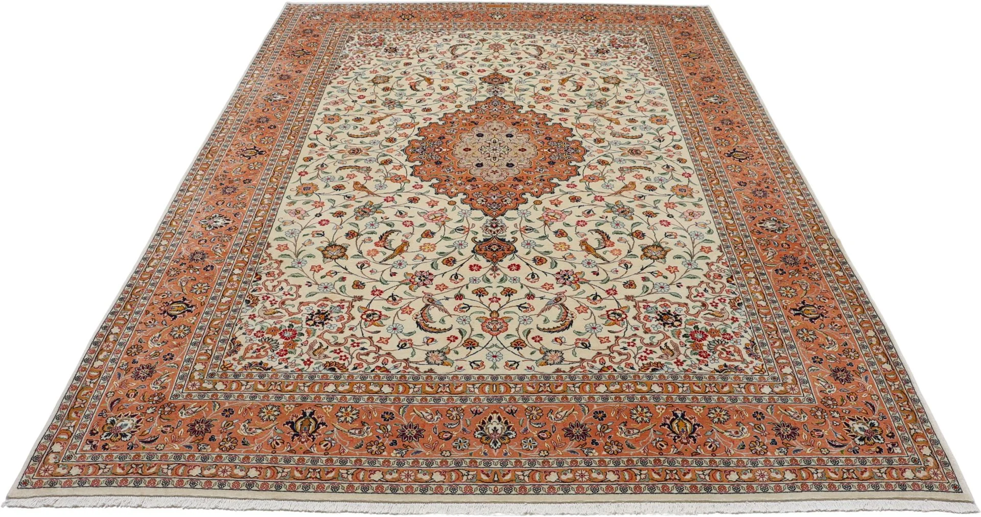 Qom Persian Rug 250 × 345 cm, Wool, hand-knotted