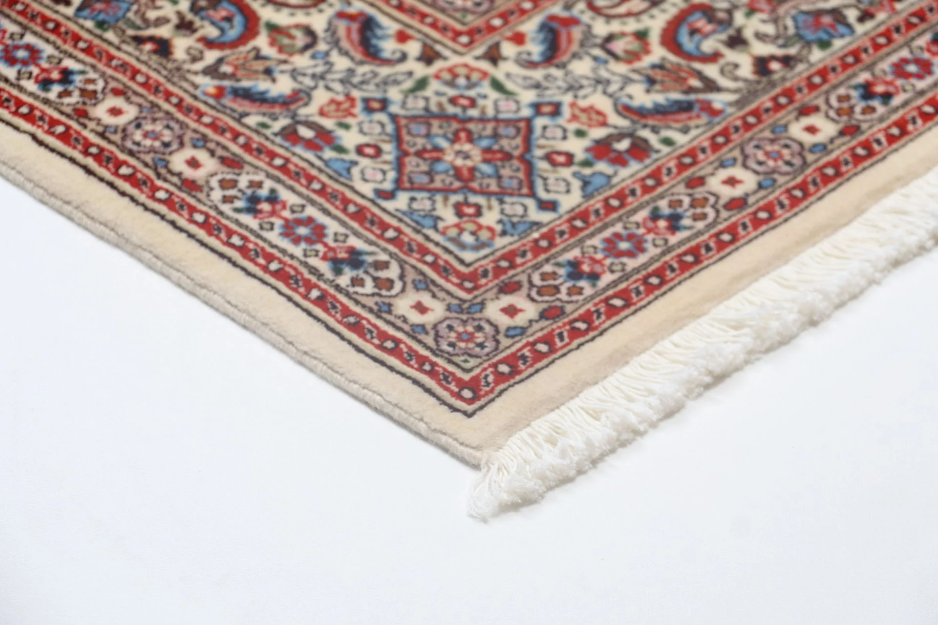 Moud Persian Rug — hand-knotted, 195 × 300 cm, Wool & Silk