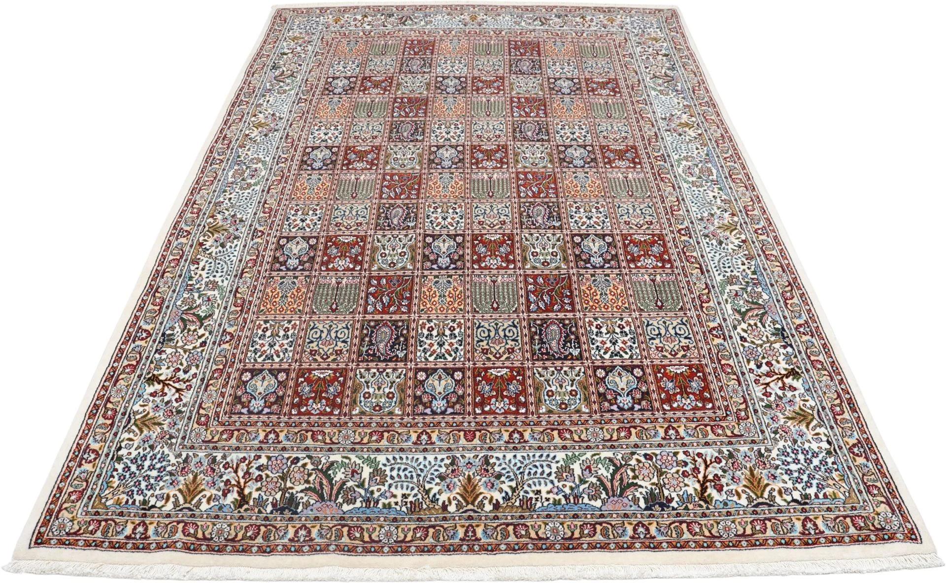 Moud Persian Rug 200 × 302 cm, Wool, hand-knotted
