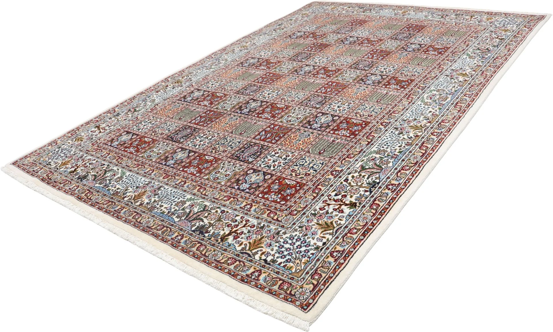 Moud Persian Rug 200 × 302 cm, Wool, hand-knotted