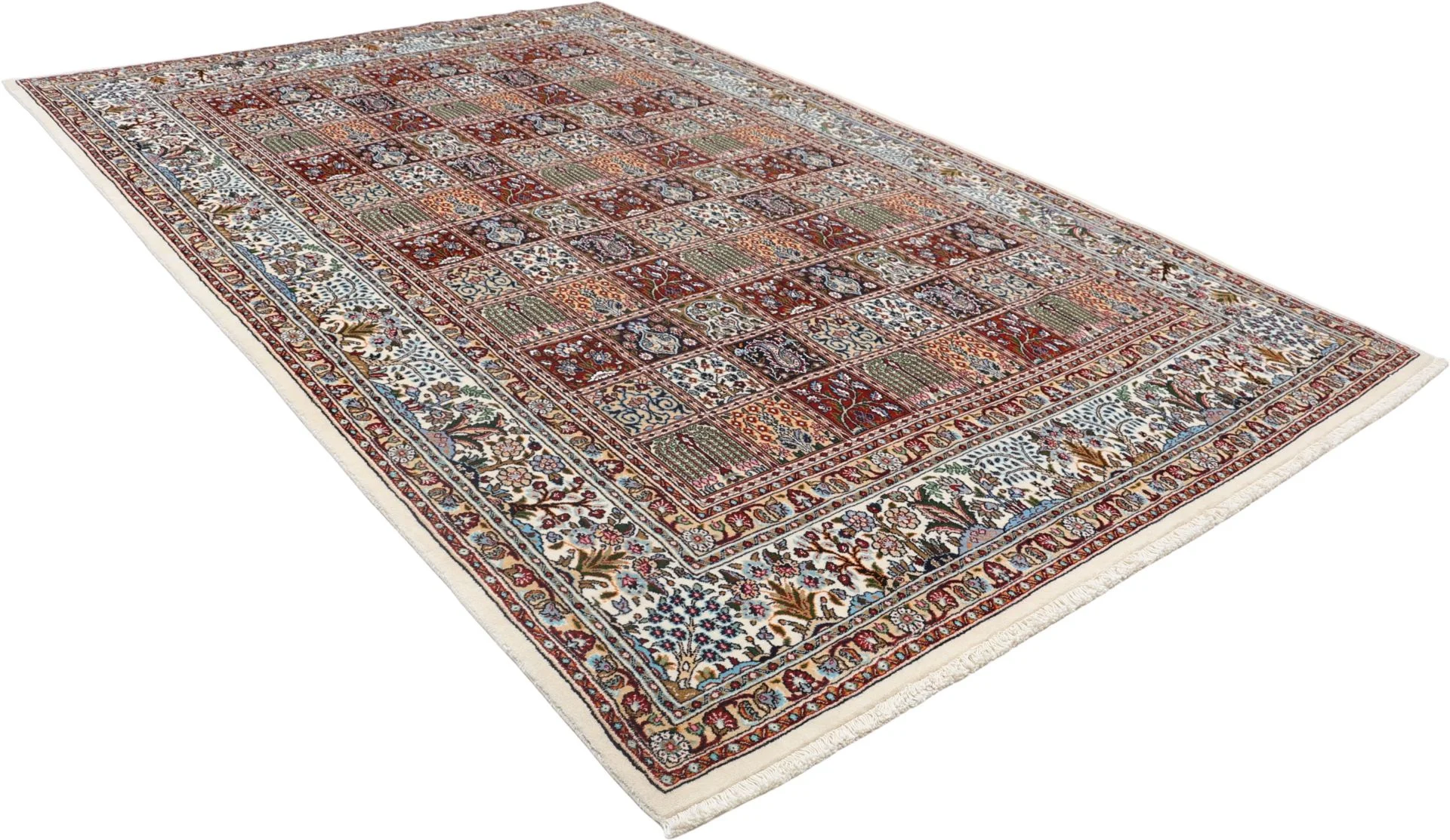 Moud Persian Rug 200 × 302 cm, Wool, hand-knotted