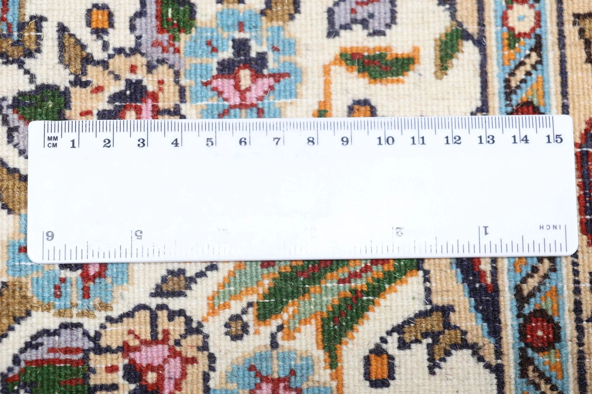 Moud Persian Rug 200 × 302 cm, Wool, hand-knotted