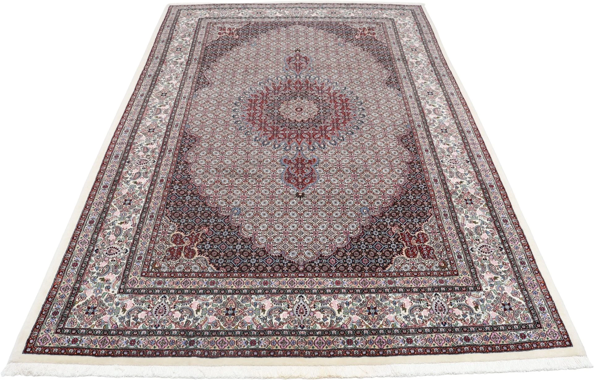 Moud Persian Rug 200 × 300 cm, Wool, hand-knotted
