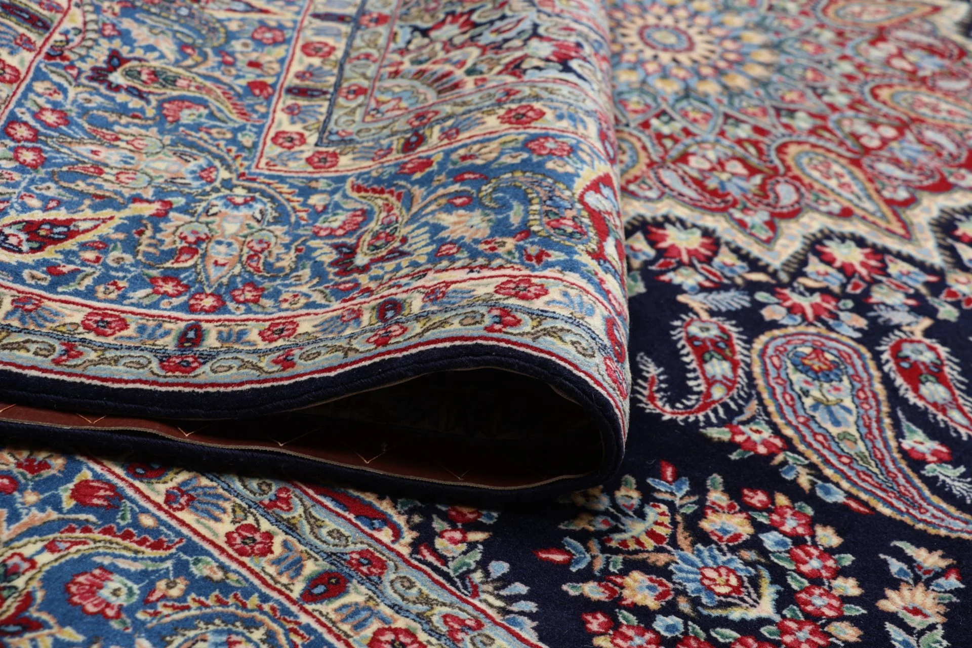 Hand-Knotted Wool Kerman Persian Rug, 202 × 297 cm