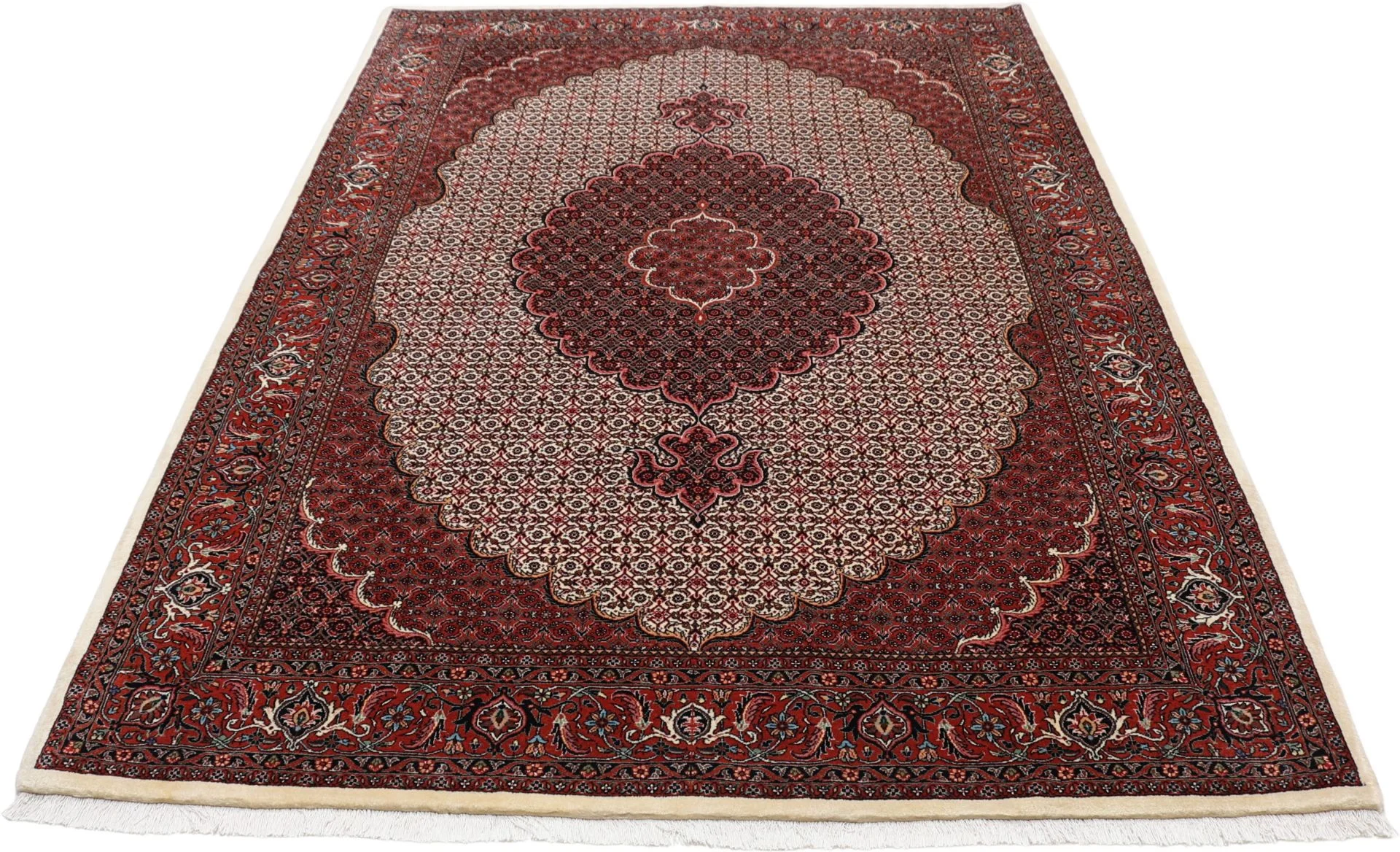 Bijar Persian Rug 180 × 255 cm, Wool & Silk, hand-knotted