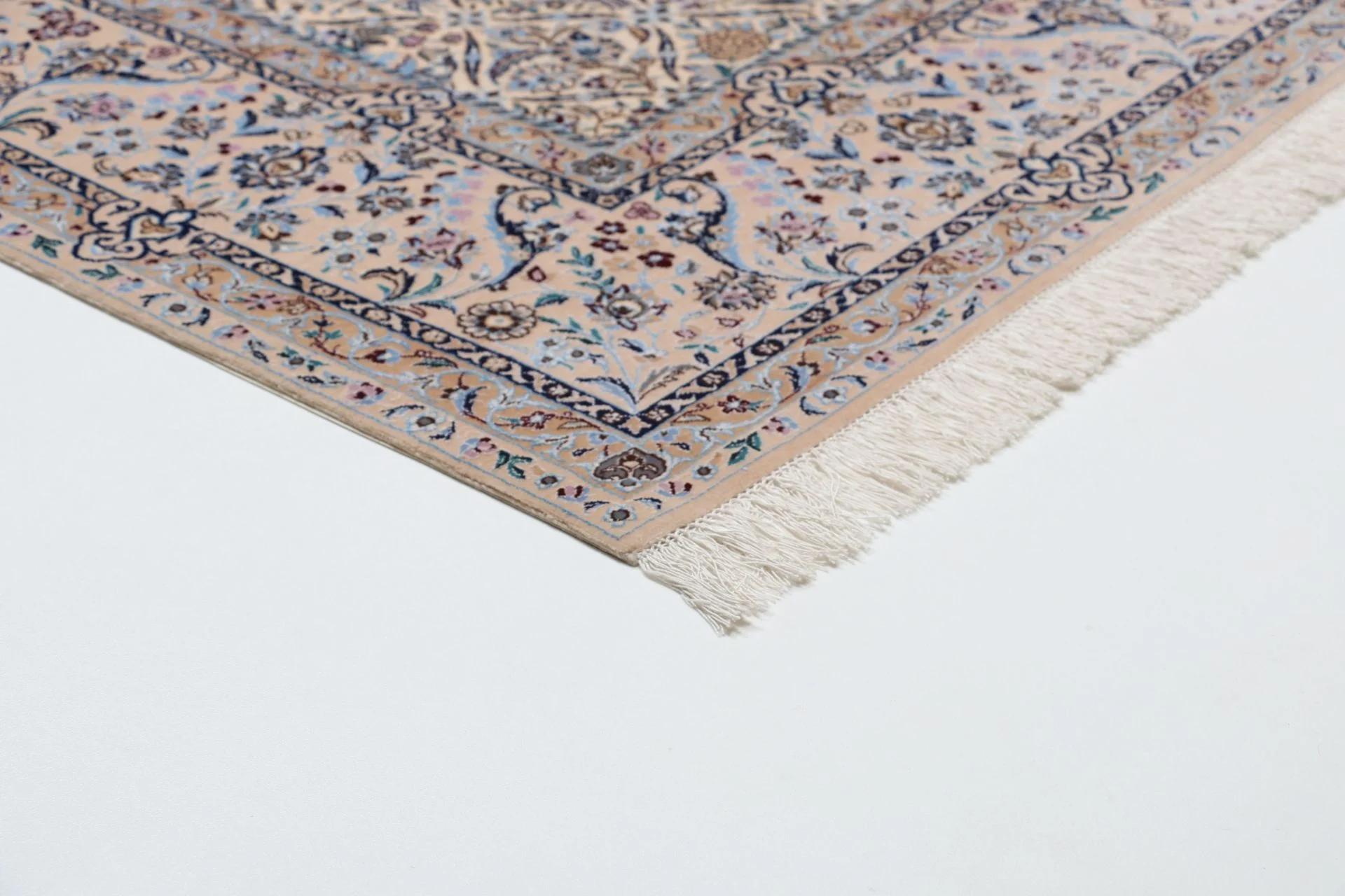 Nain Persian Rug 160 × 235 cm, Wool & Silk, hand-knotted