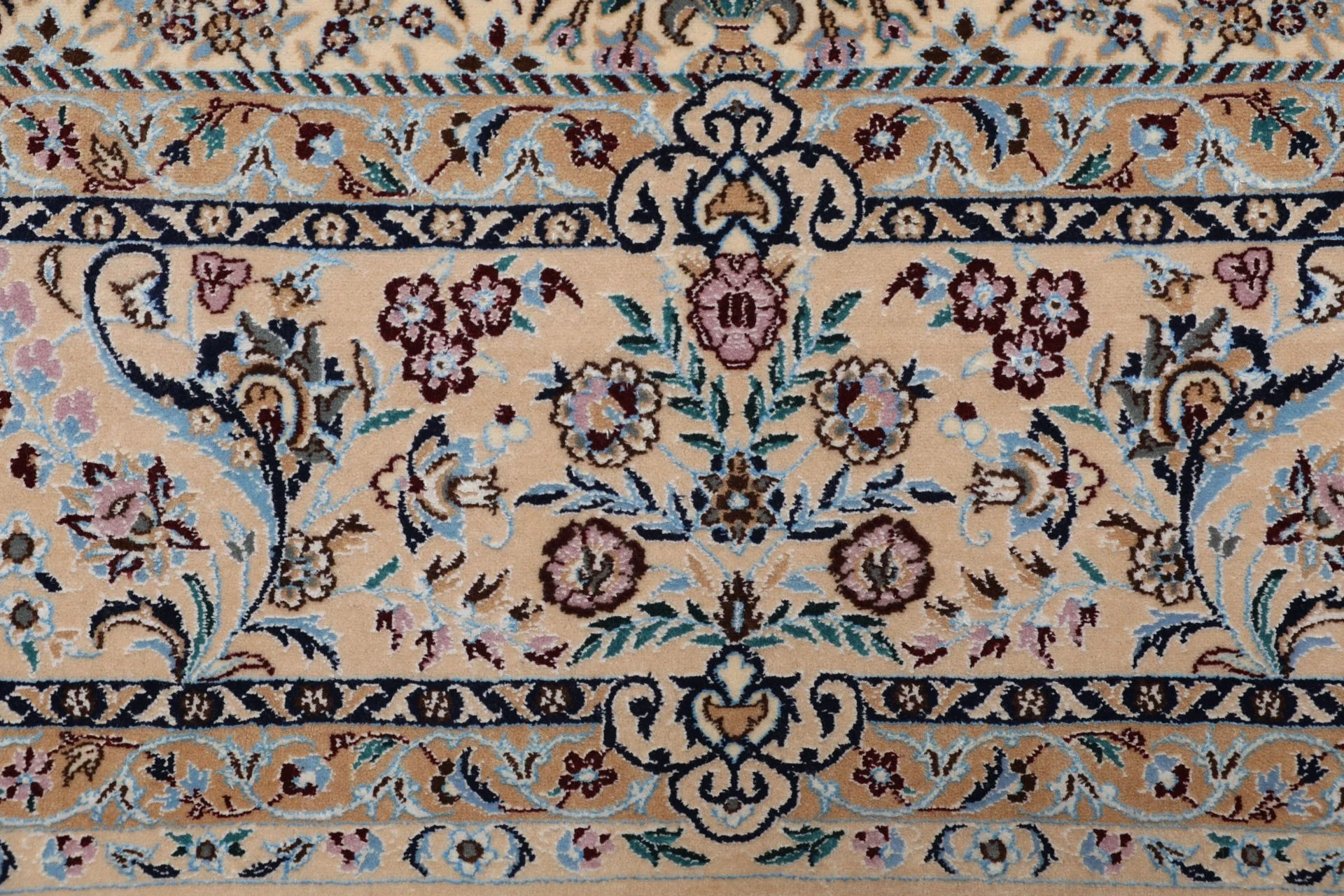 Nain Persian Rug 160 × 235 cm, Wool & Silk, hand-knotted
