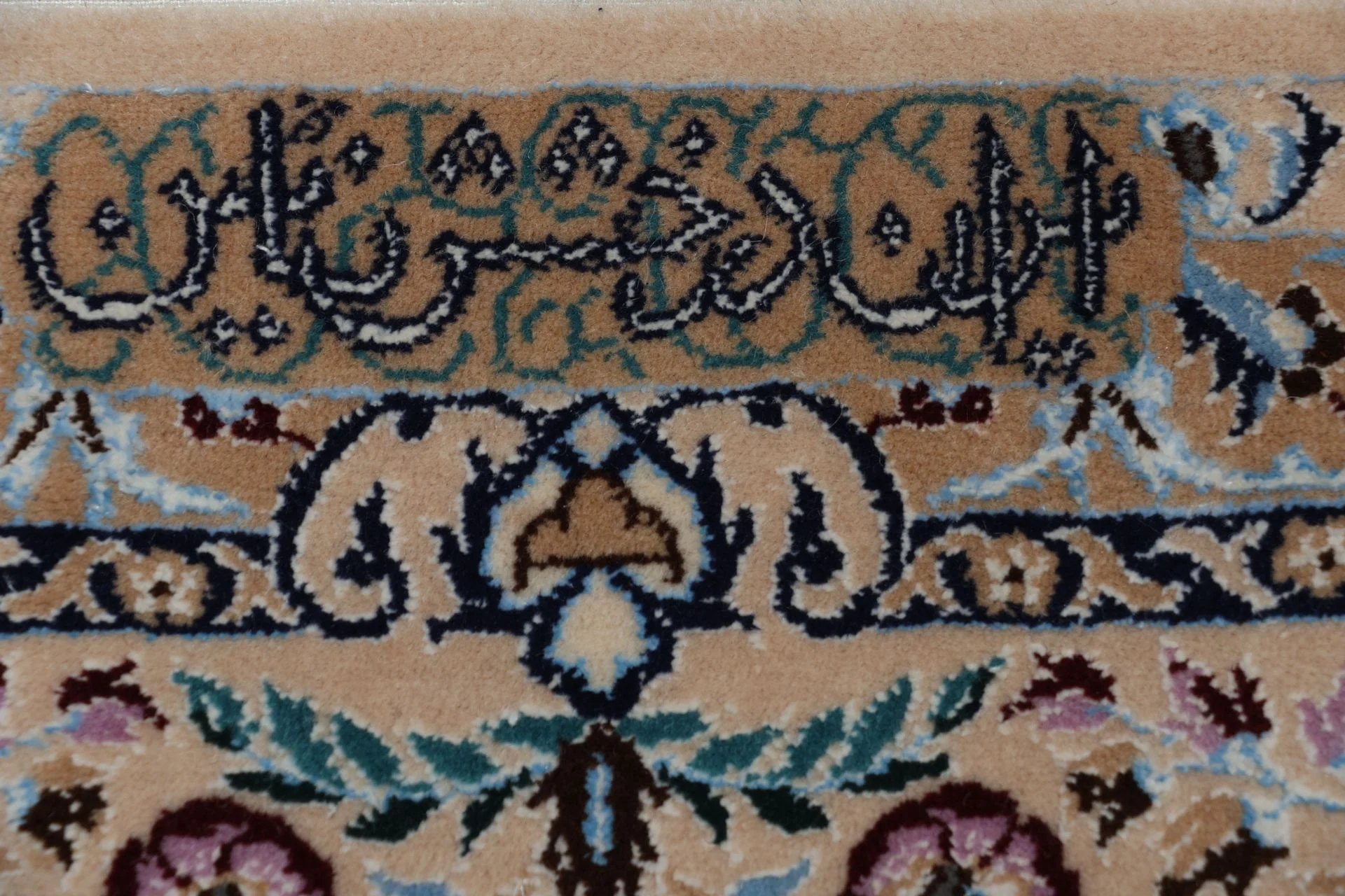 Nain Persian Rug 160 × 235 cm, Wool & Silk, hand-knotted