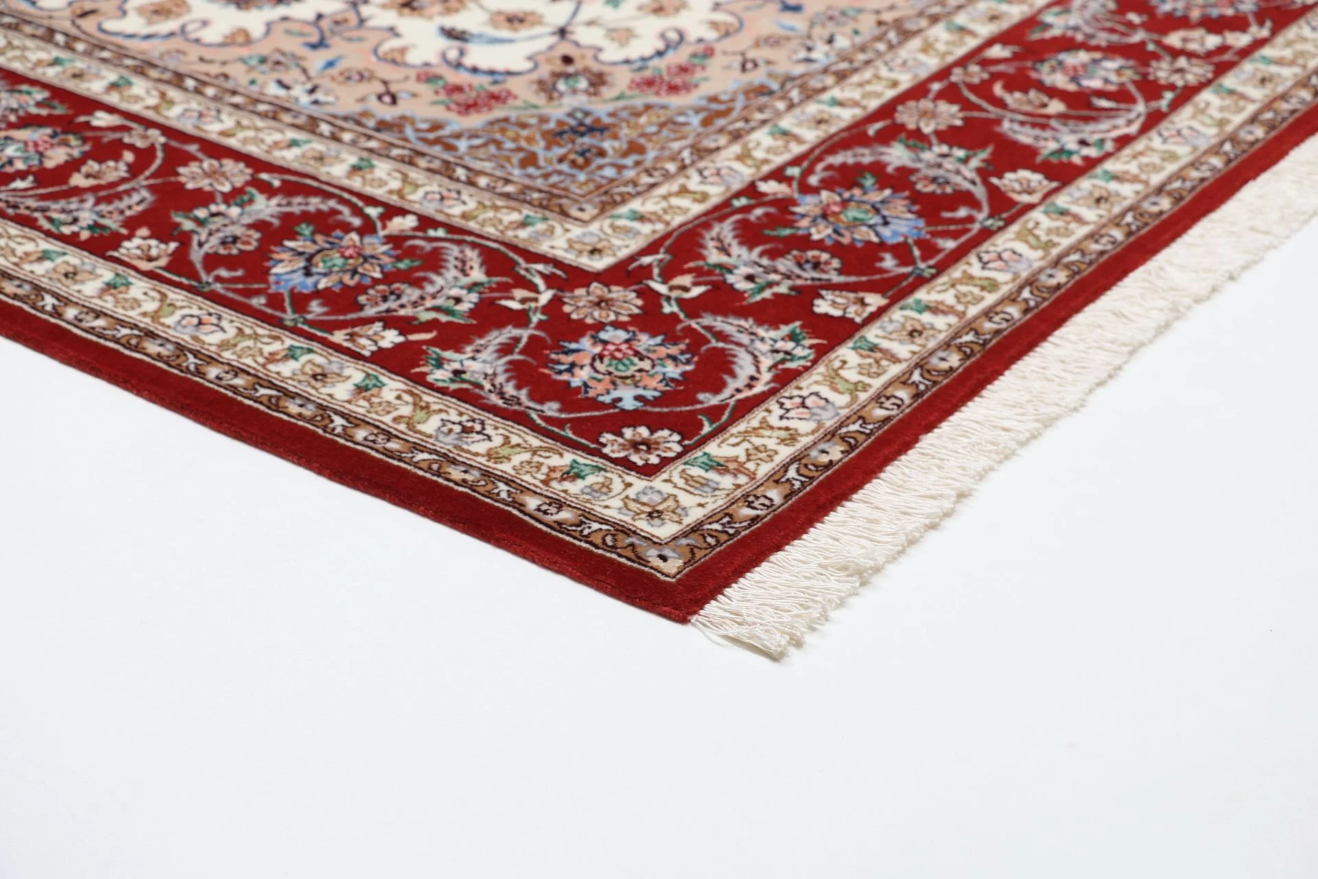 perserteppich-isfahan-157-x-230-cm-schurwolle-seide-handgeknupft-35 Hand-Knotted Wool & Silk Isfahan Persian Rug, 157 × 230 cm