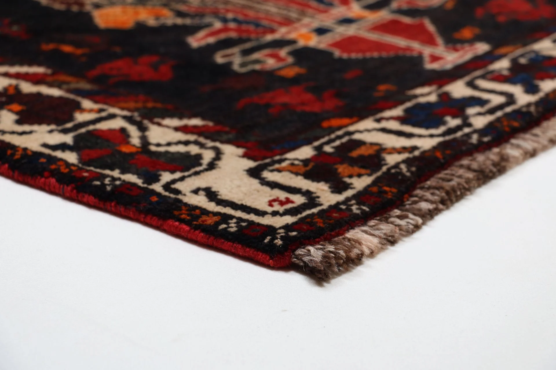 Shiraz Persian Rug — hand-knotted, 210 × 290 cm, Wool