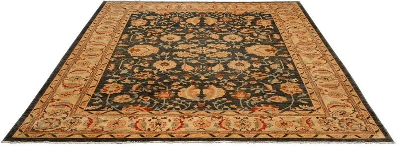 Ziegler Pakistani Rug 276 × 355 cm, Wool, hand-knotted