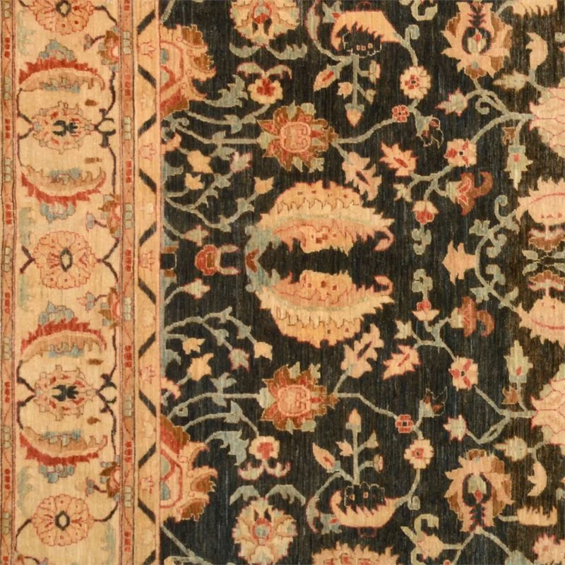 Ziegler Pakistani Rug 276 × 355 cm, Wool, hand-knotted