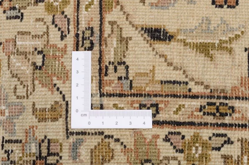 Tabriz Indian Rug 87 × 341 cm, Wool & Silk, hand-knotted