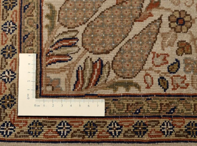 orientteppich-ghom-206-x-302-cm-schurwolle-handgeknupft-4 Hand-Knotted Wool Qom Indian Rug, 206 × 302 cm