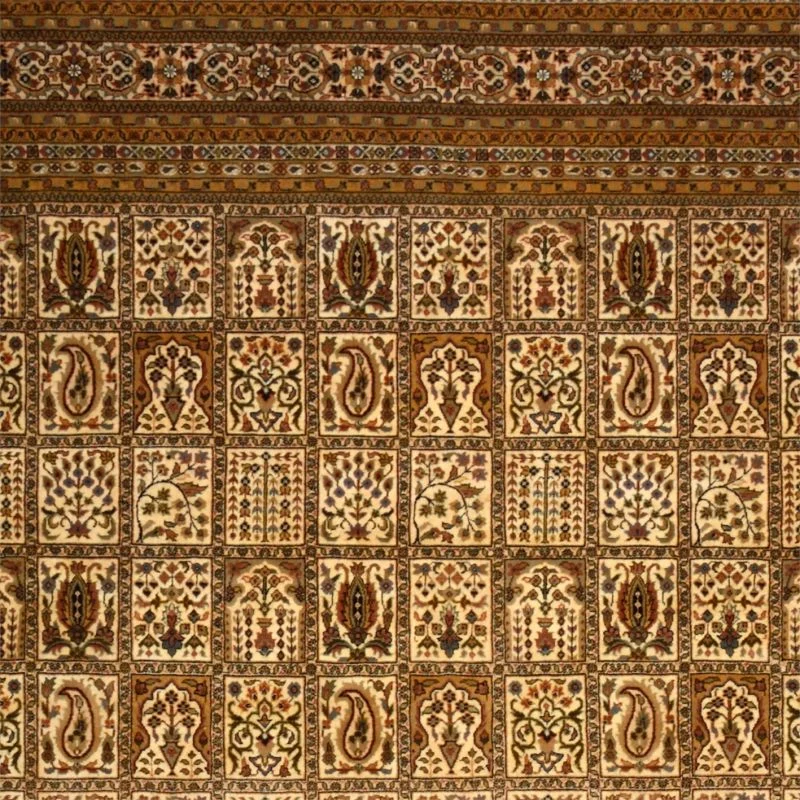 orientteppich-ghom-241-x-344-cm-schurwolle-handgeknupft-exklusiv-3 Hand-Knotted Wool Qom Indian Rug, 241 × 344 cm