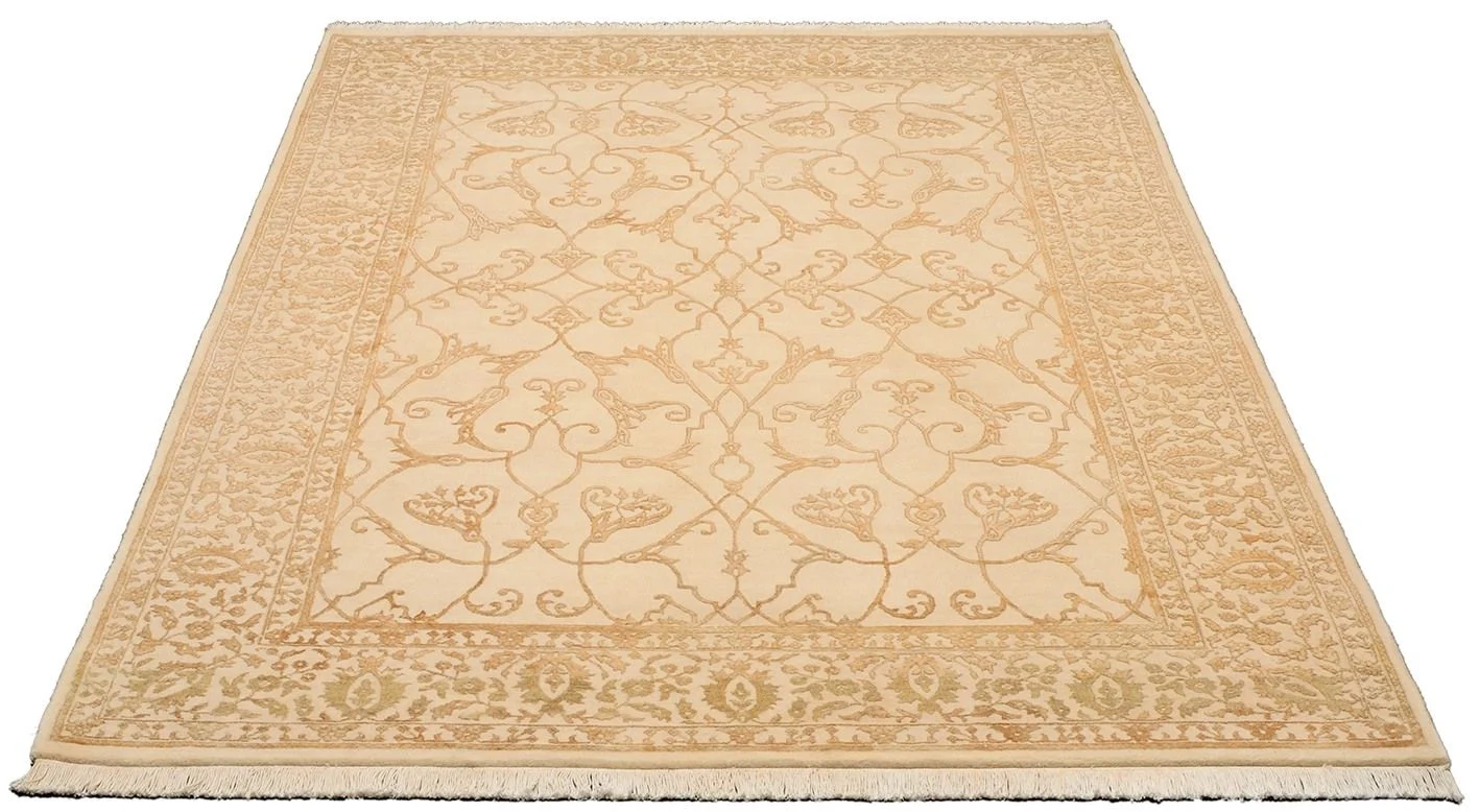 Tabriz Indian Rug — hand-knotted, 167 × 272 cm, Wool & Silk