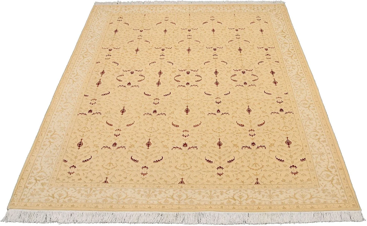 Tabriz Indian Rug 166 × 257 cm, Wool, hand-knotted