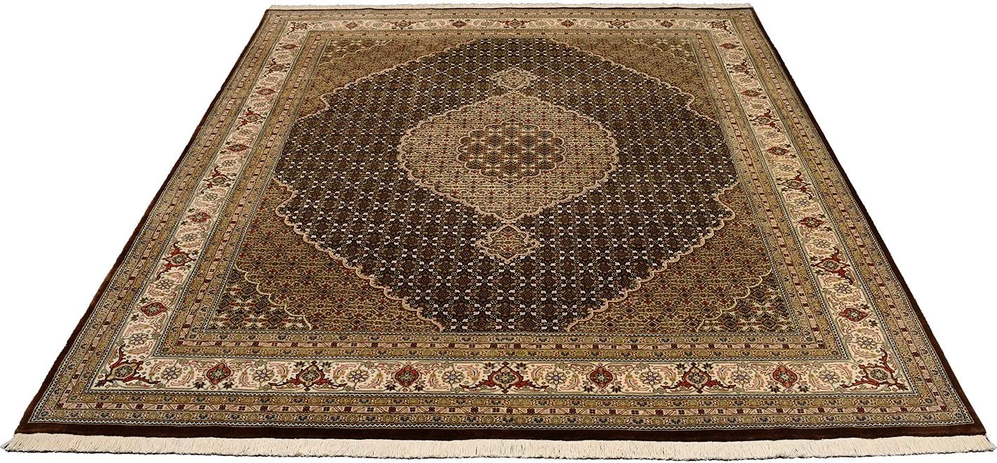 orientteppich-tabriz-246-x-301-cm-schurwolle-seide-handgeknupft-1 Tabriz Indian Rug 246 × 301 cm, Wool & Silk, hand-knotted