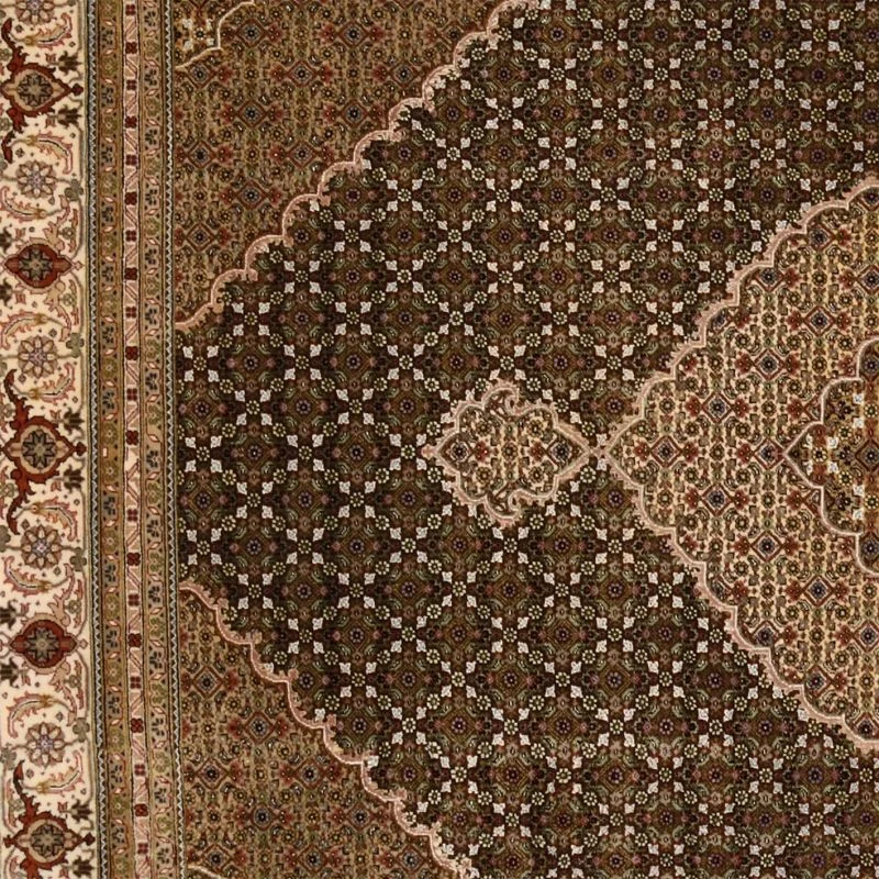 orientteppich-tabriz-246-x-301-cm-schurwolle-seide-handgeknupft-3 Tabriz Indian Rug 246 × 301 cm, Wool & Silk, hand-knotted