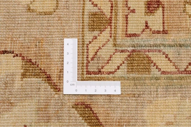 Hand-Knotted Wool Ziegler Pakistani Rug, 255 × 302 cm