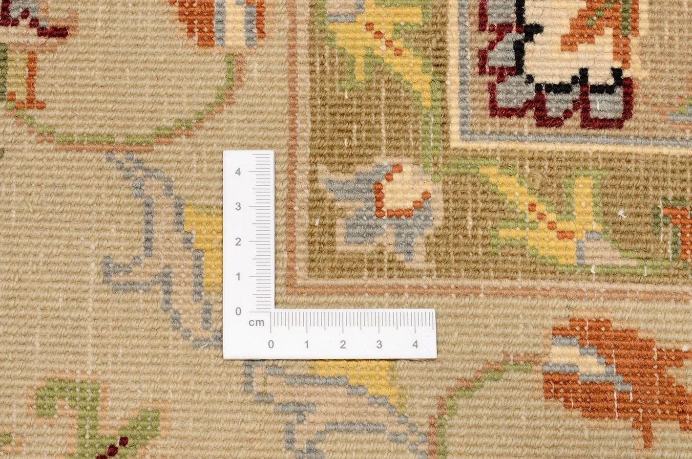 Hand-Knotted Wool Tabriz Indian Rug, 275 × 360 cm