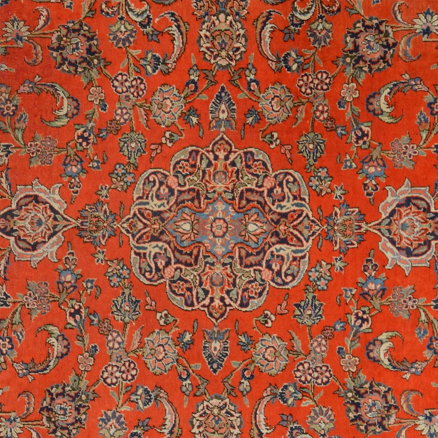 Kashan Persian Rug 270 × 350 cm, Wool, hand-knotted