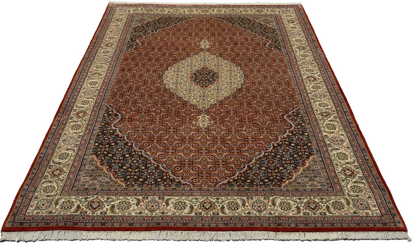 orientteppich-tabriz-195-x-298-cm-schurwolle-seide-handgeknupft-1 Tabriz Indian Rug 195 × 298 cm, Wool & Silk, hand-knotted