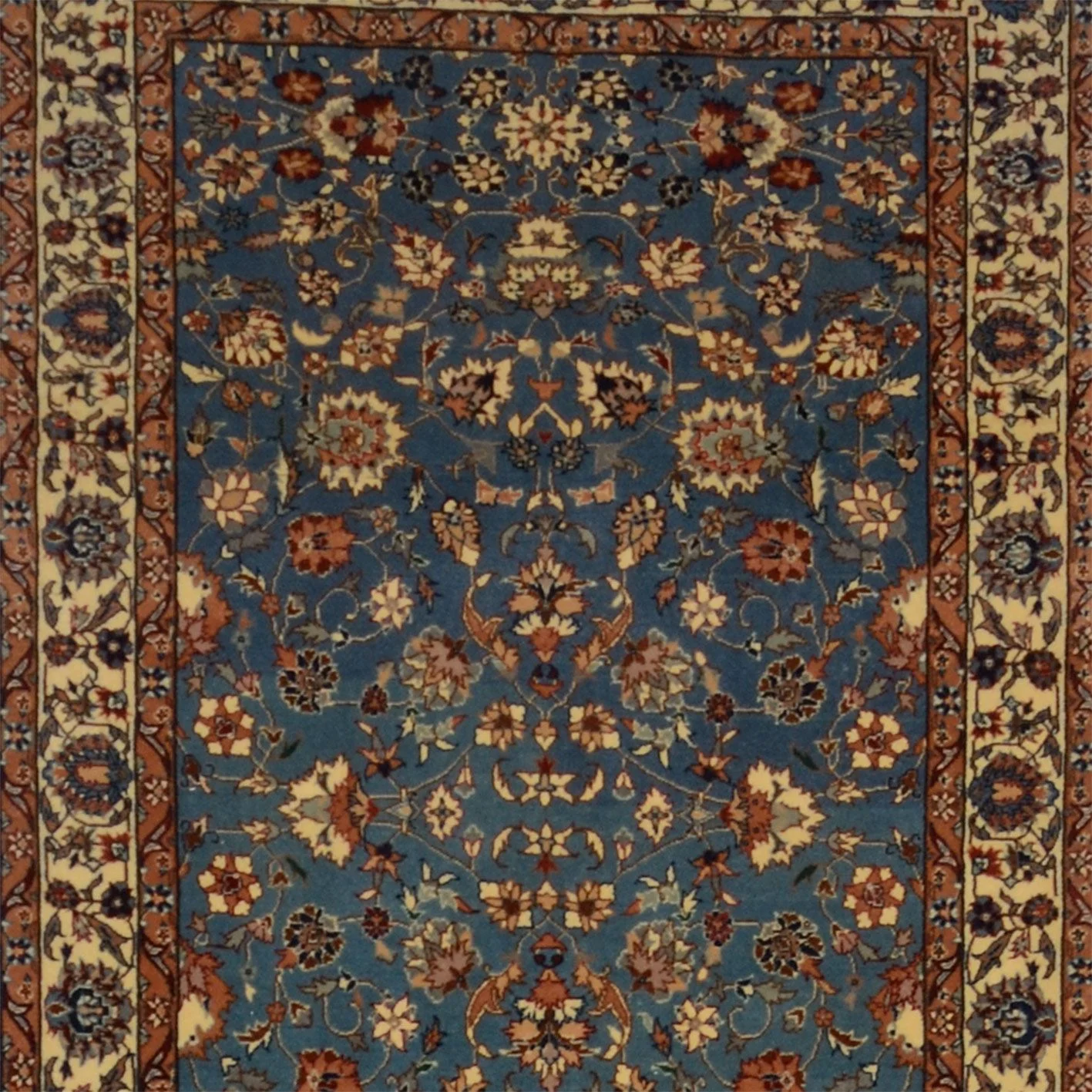 Isfahan Chinese Rug — hand-knotted, 104 × 460 cm, Wool