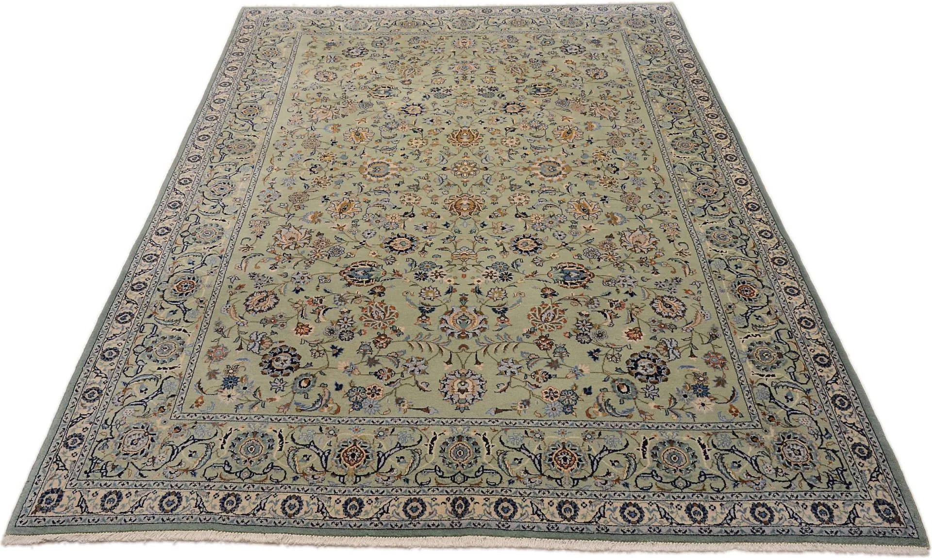 Kashan Persian Rug 209 × 337 cm, Wool, hand-knotted