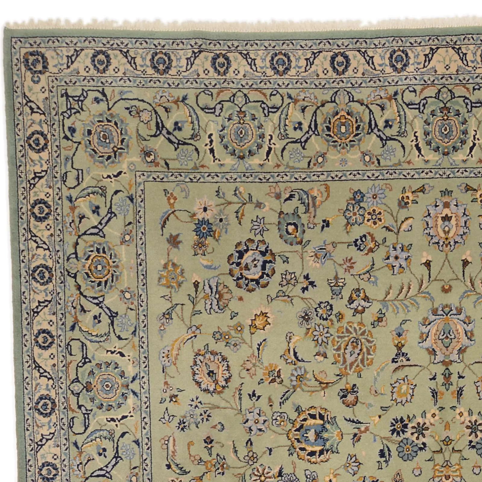 Kashan Persian Rug 209 × 337 cm, Wool, hand-knotted