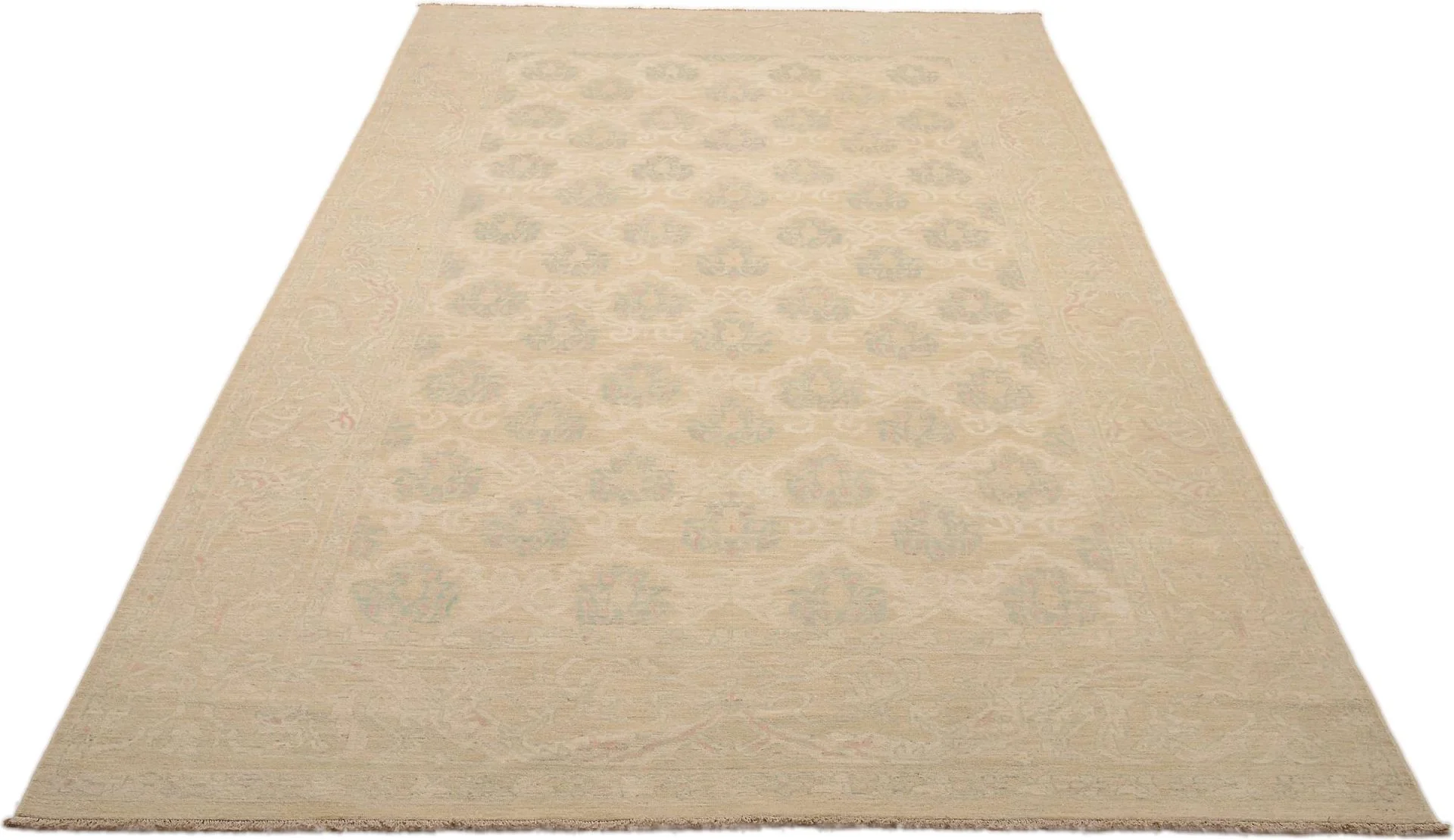 Ziegler Pakistani Rug 214 × 371 cm, Wool, hand-knotted