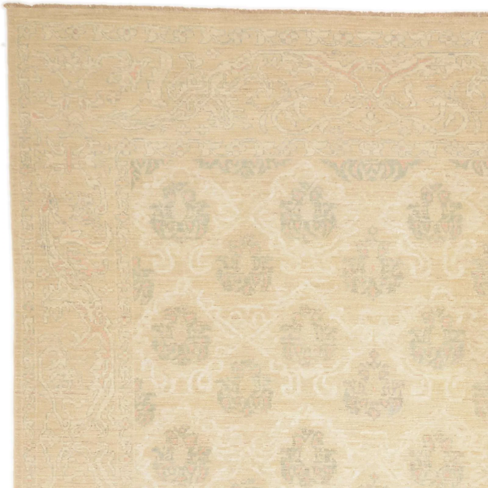 Ziegler Pakistani Rug 214 × 371 cm, Wool, hand-knotted