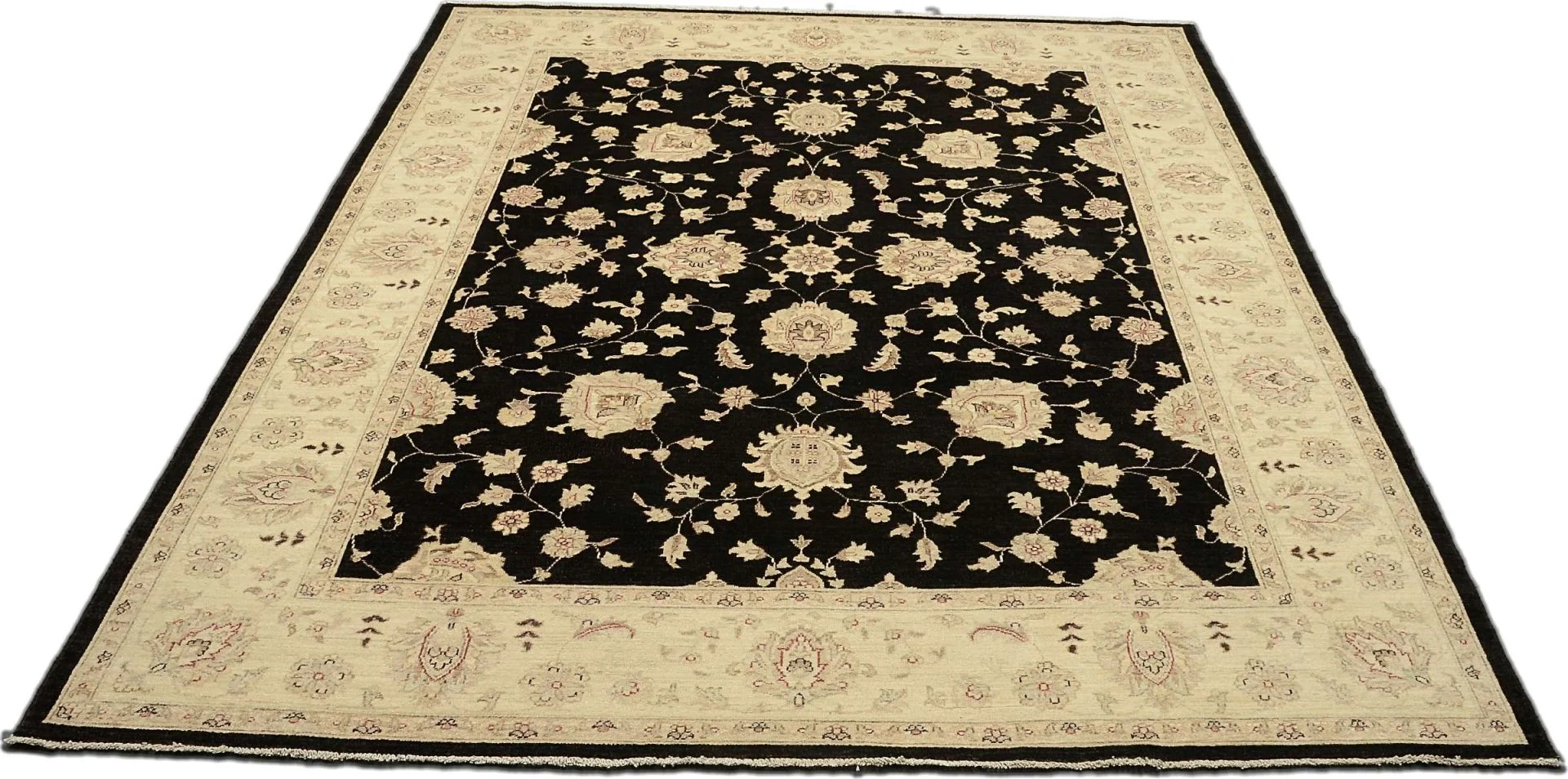 Ziegler Pakistani Rug 242 × 304 cm, Wool, hand-knotted